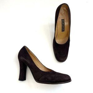 Casadei Brown Suede Pumps Sz 6